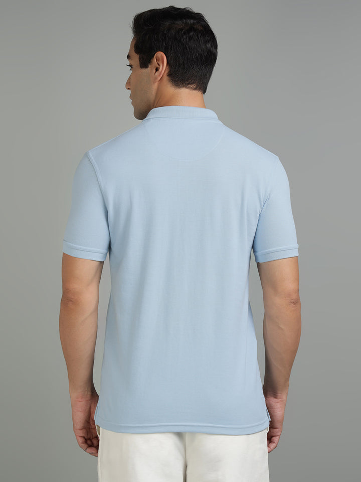 Men Sky Polo T-Shirt