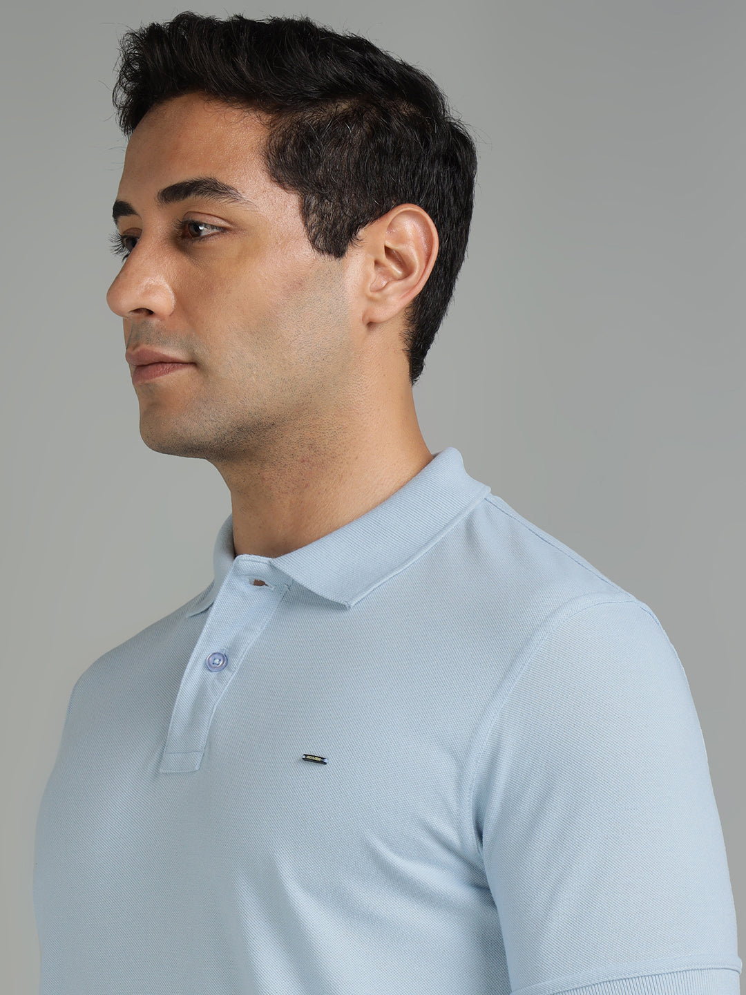 Men Sky Polo T-Shirt