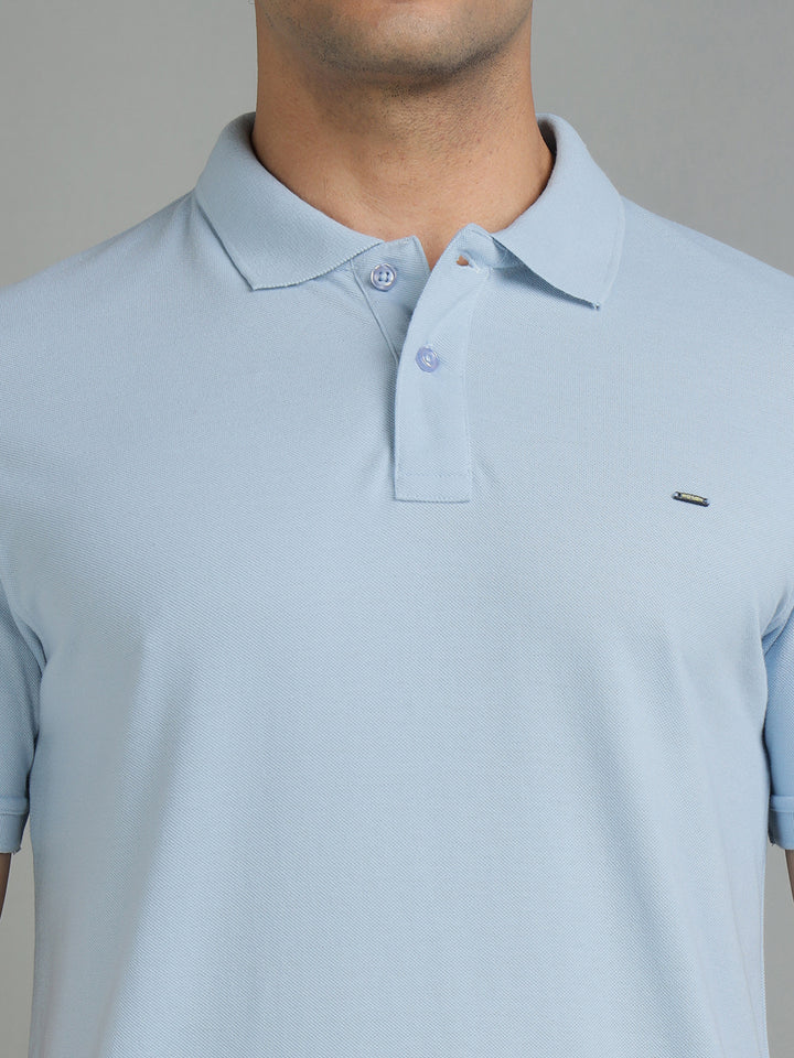 Men Sky Polo T-Shirt
