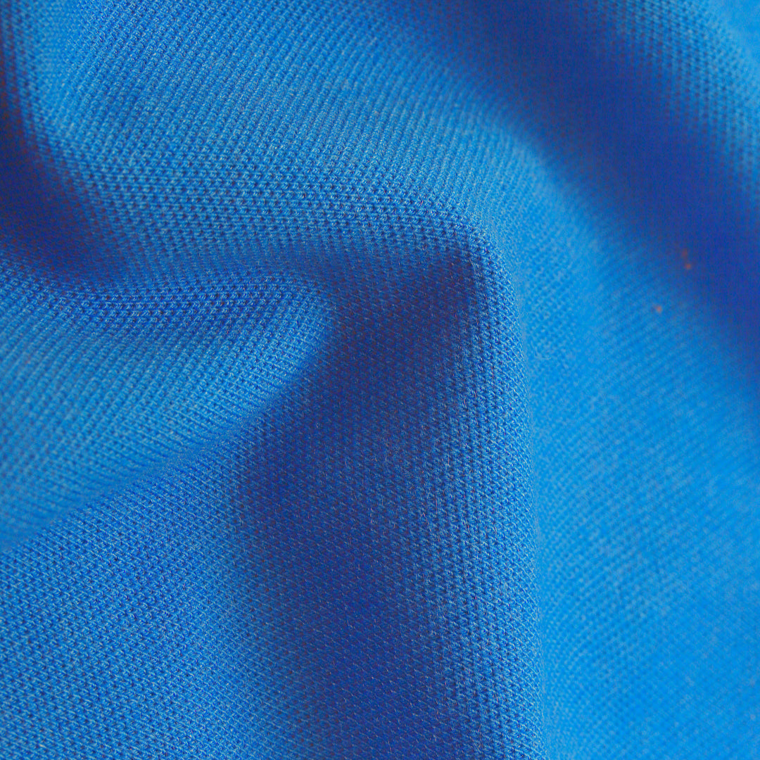 Men's Royal Blue Cotton Polo T-Shirt