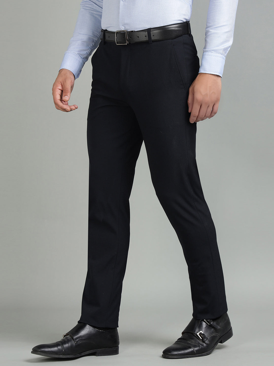 Men 4-Way Stretch Lycra Formal Pant