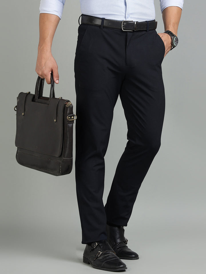 Men 4-Way Stretch Lycra Formal Pant