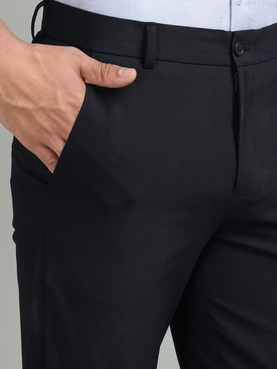 Men 4-Way Stretch Lycra Formal Pant
