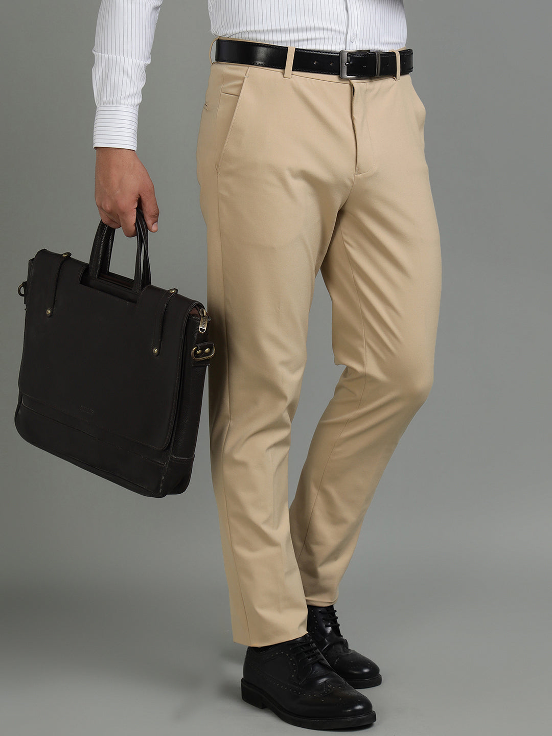 Men 4-Way Stretch Lycra Formal Pant
