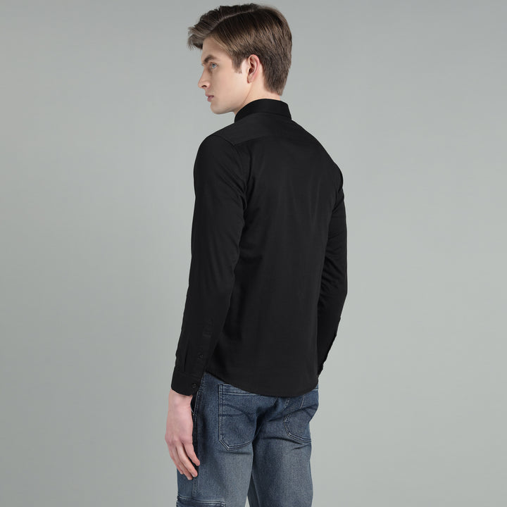 Men Sky Slim Fit Cotton Casual Shirt