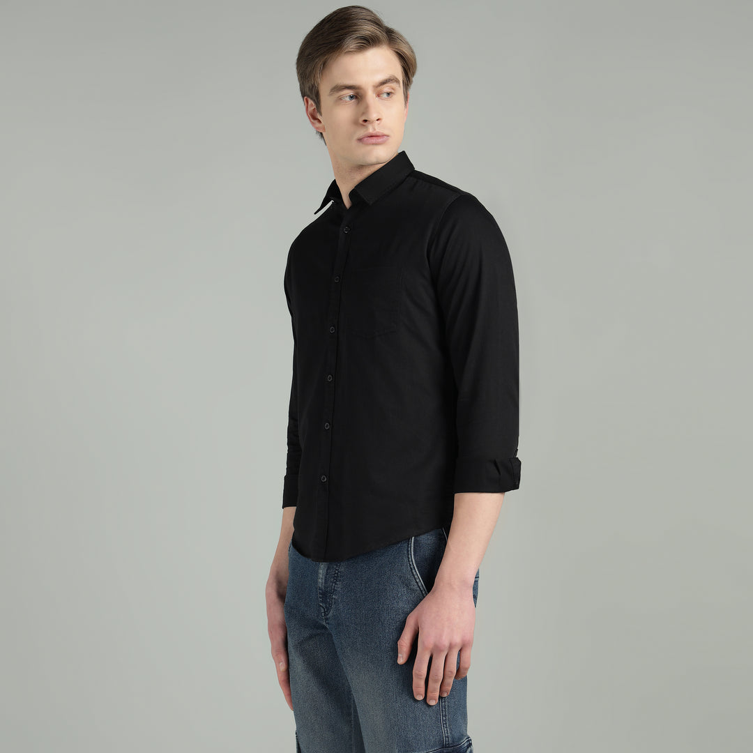 Men Sky Slim Fit Cotton Casual Shirt