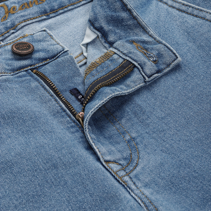 Men’s Slim-Fit Denim Cargo Jeans