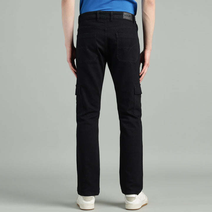 Men’s Slim-Fit Denim Cargo Jeans