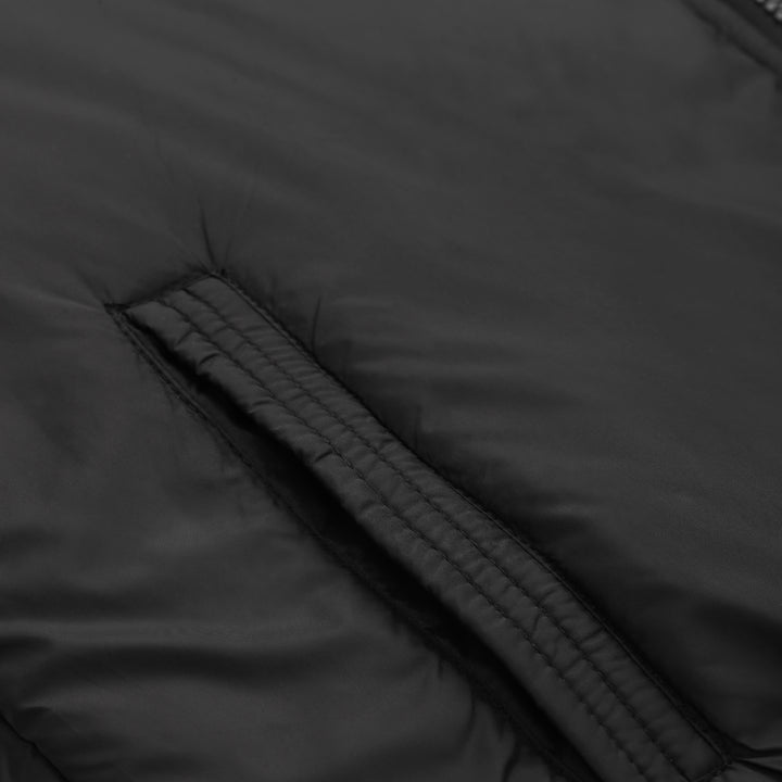 Men's Hooded Puffer Jacket With Zip Closer