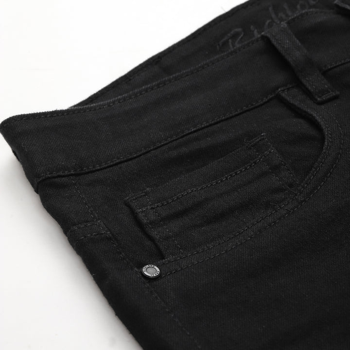 Men’s Black Slim-Fit Stretch Jeans