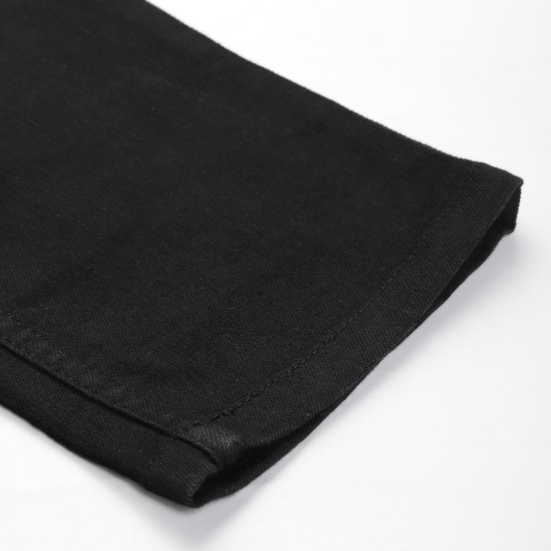 Men’s Black Slim-Fit Stretch Jeans