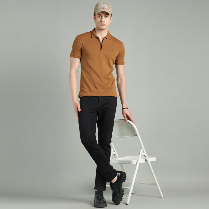 Men’s Black Slim-Fit Stretch Jeans