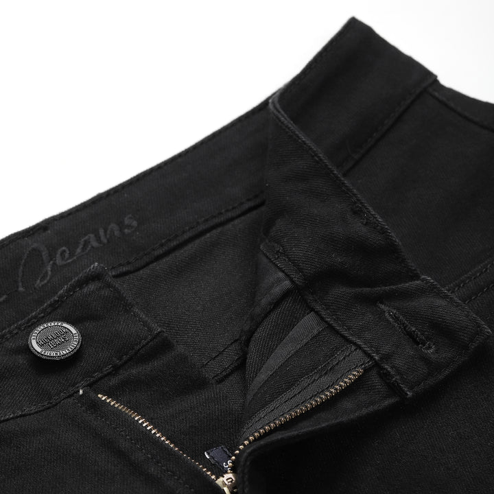 Men’s Black Slim-Fit Stretch Jeans