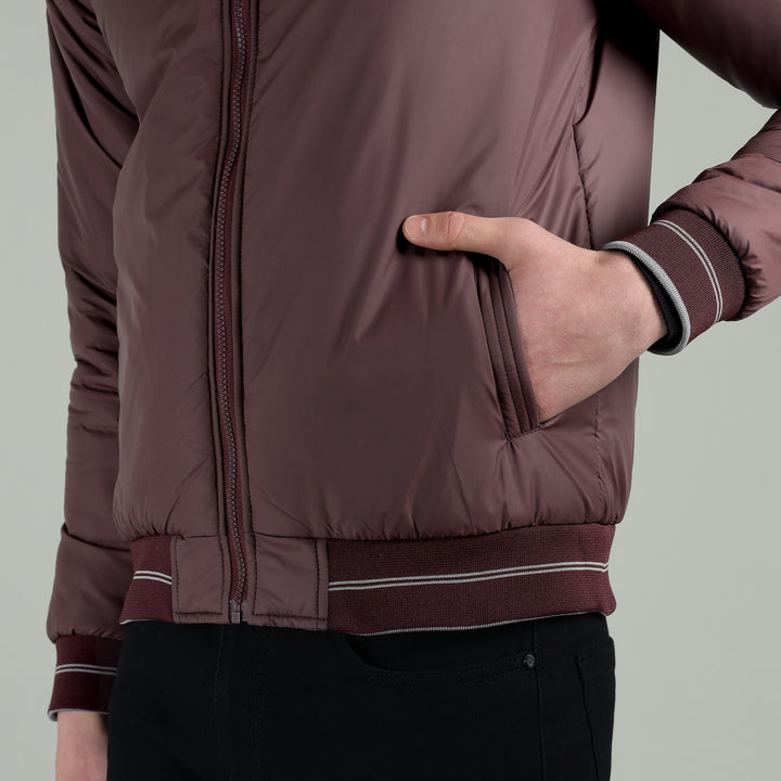 Men’s Puffer Reversible Jacket With Zip Closer