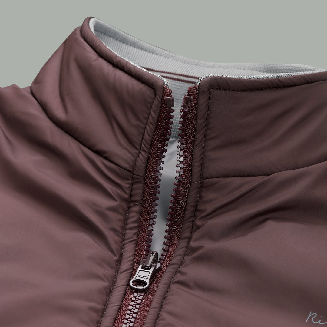 Men’s Puffer Reversible Jacket With Zip Closer