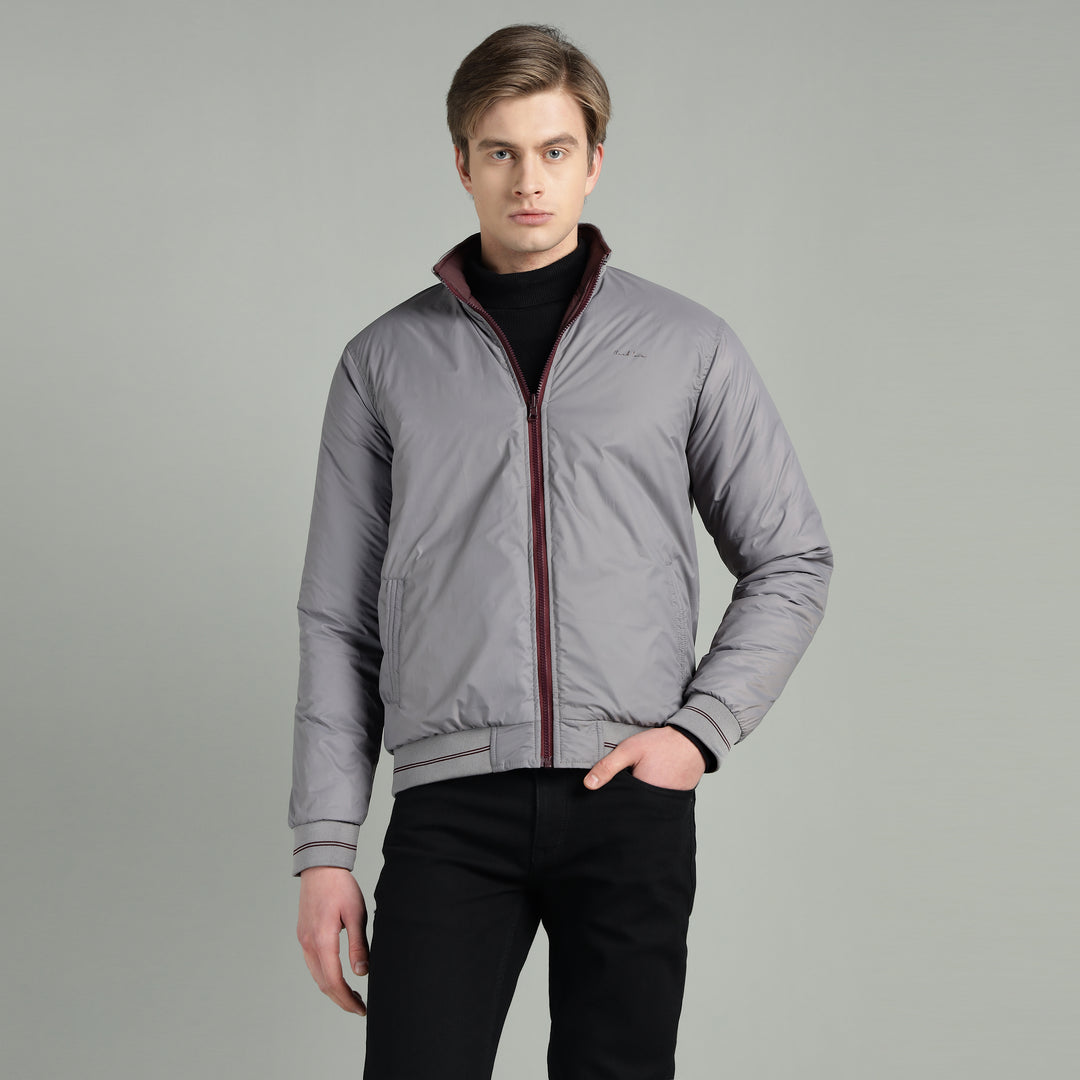 Men’s Puffer Reversible Jacket With Zip Closer