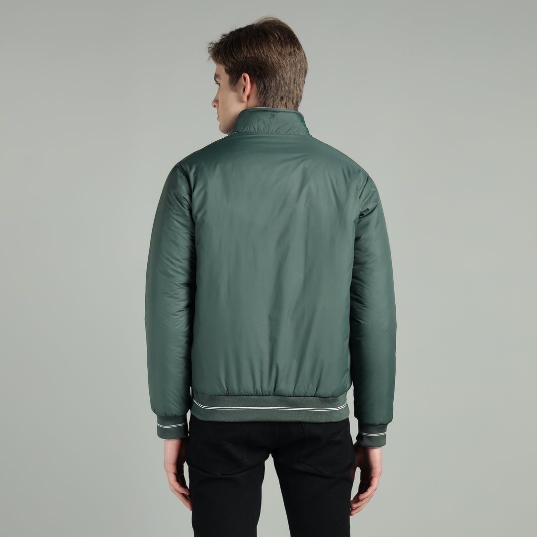 Men’s Puffer Reversible Jacket With Zip Closer