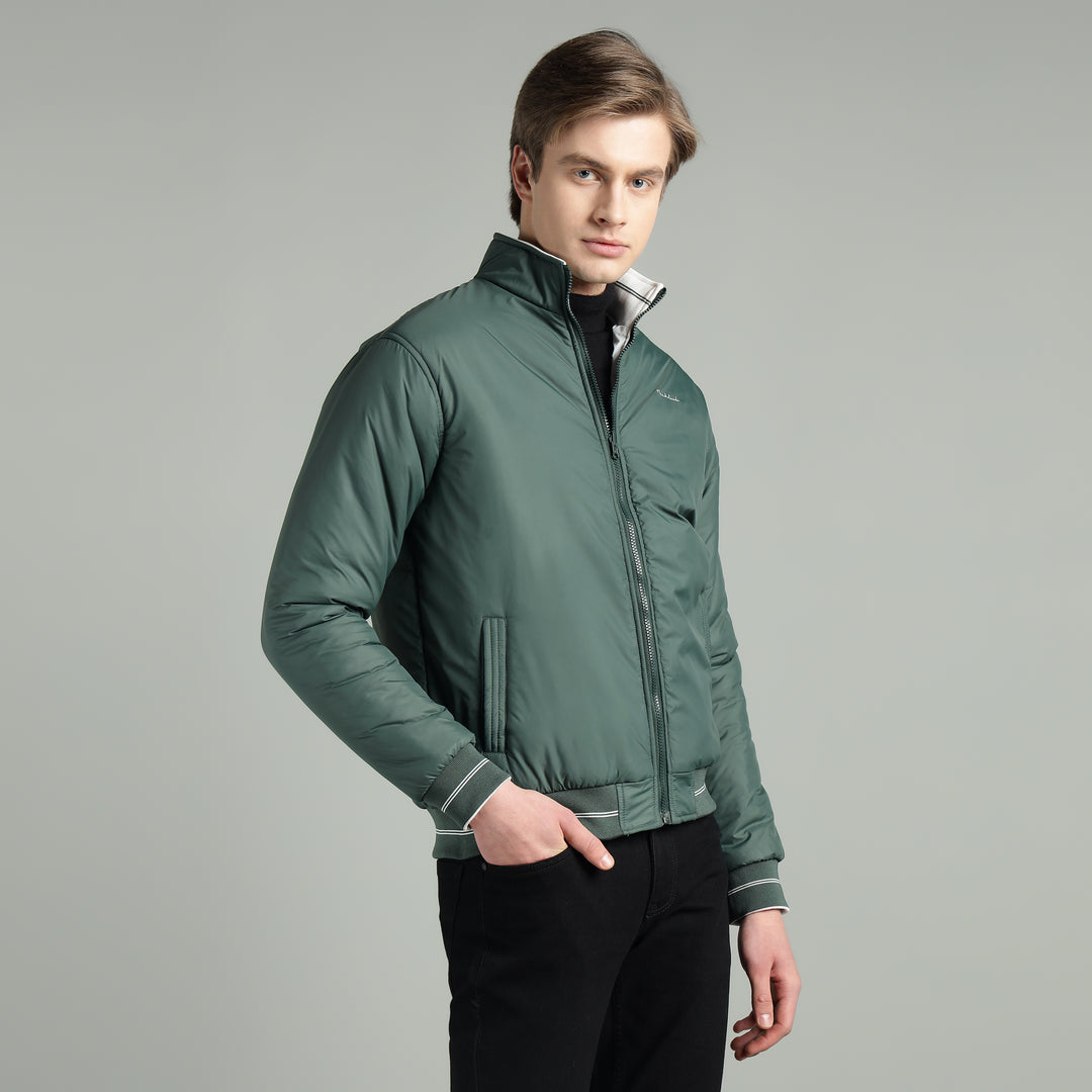 Men’s Puffer Reversible Jacket With Zip Closer