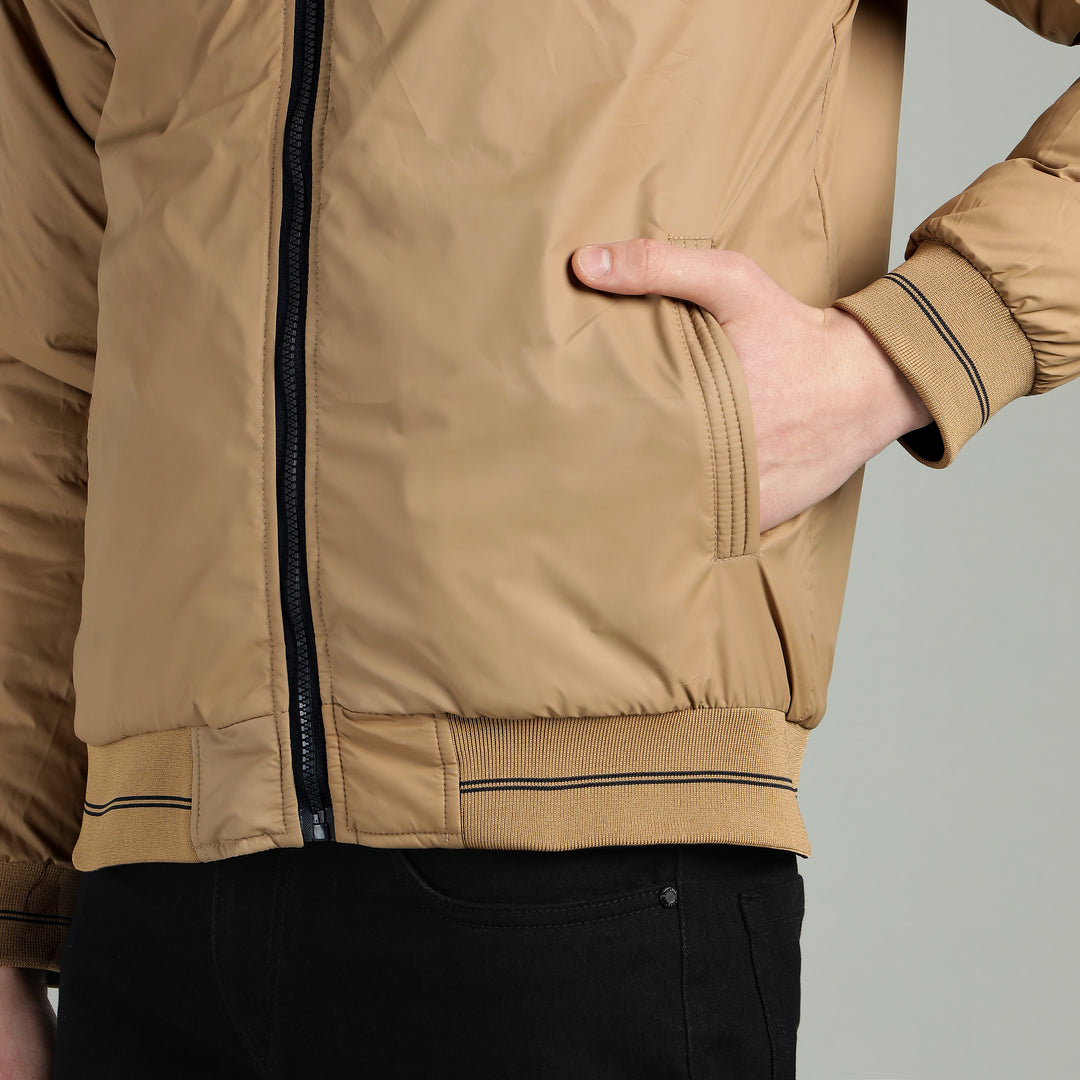 Men’s Puffer Reversible Jacket With Zip Closer
