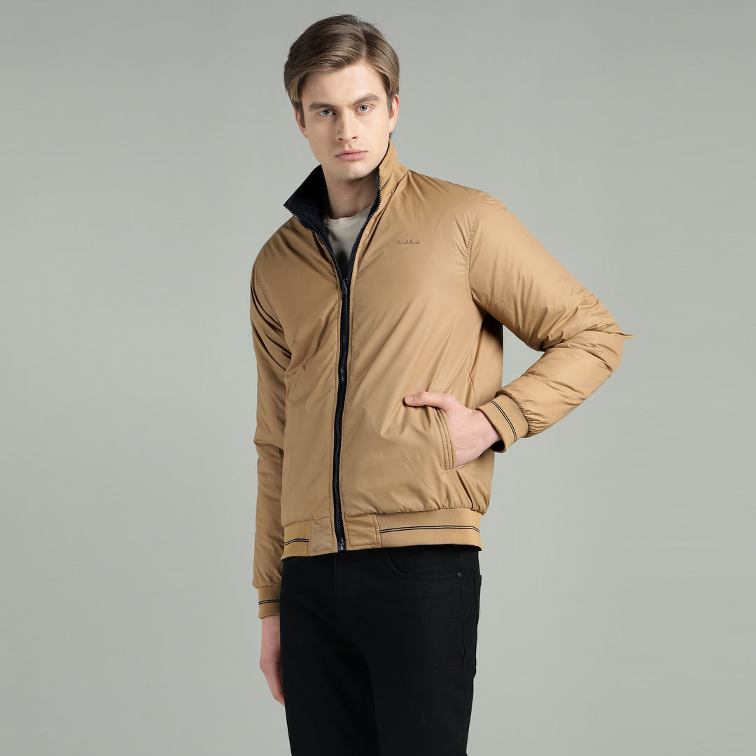 Men’s Puffer Reversible Jacket With Zip Closer