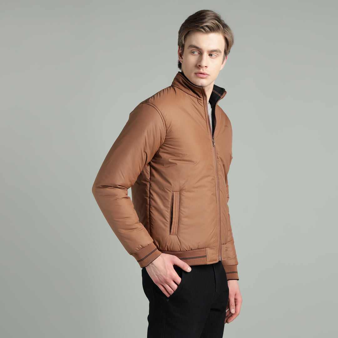 Men’s Puffer Reversible Jacket With Zip Closer
