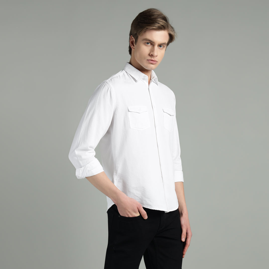 Men’s Fine-Wale Corduroy Casual Wear Shirt