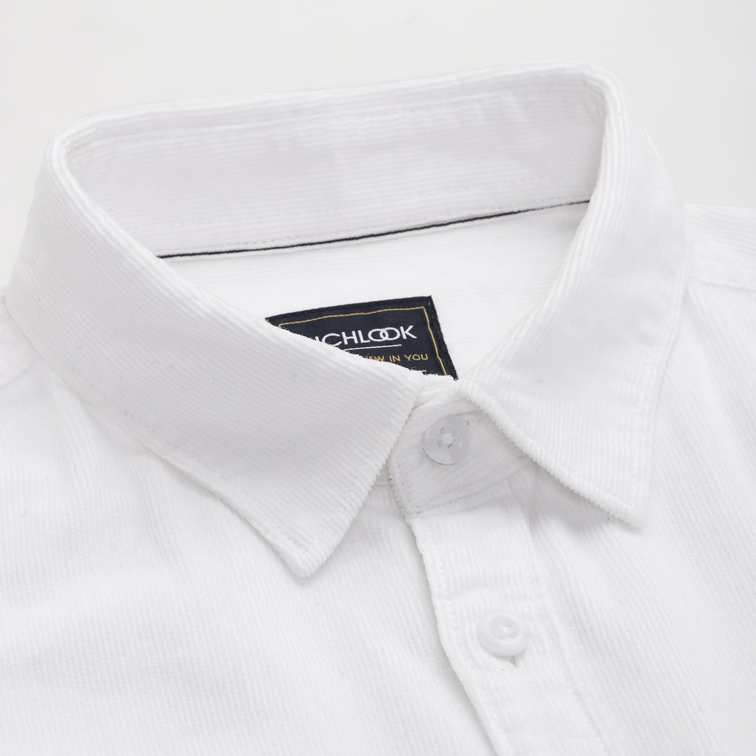 Men’s Fine-Wale Corduroy Casual Wear Shirt