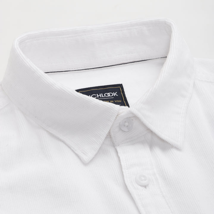 Men’s Fine-Wale Corduroy Casual Wear Shirt