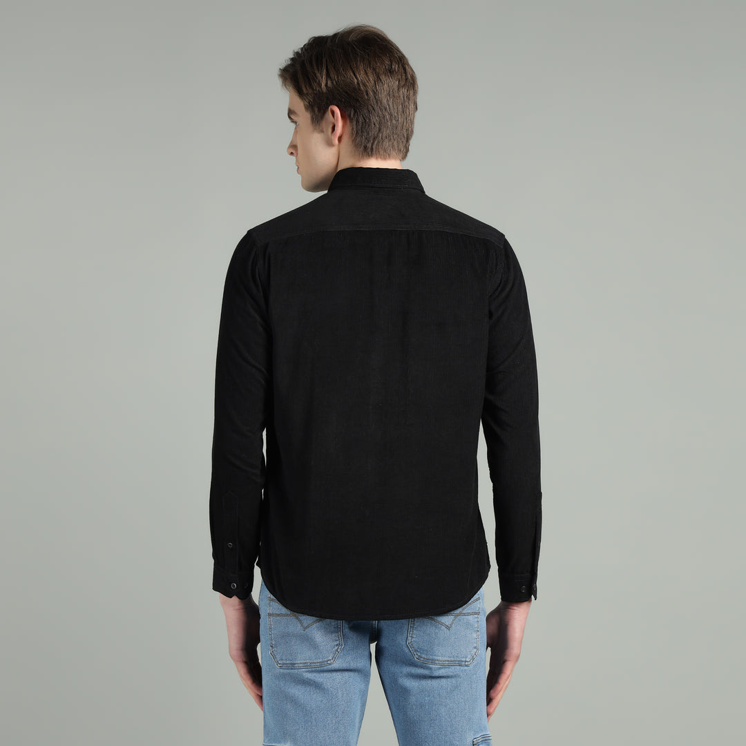 Men’s Fine-Wale Corduroy Casual Wear Shirt