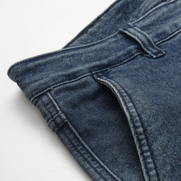 Men’s Slim-Fit Denim Cargo Jeans