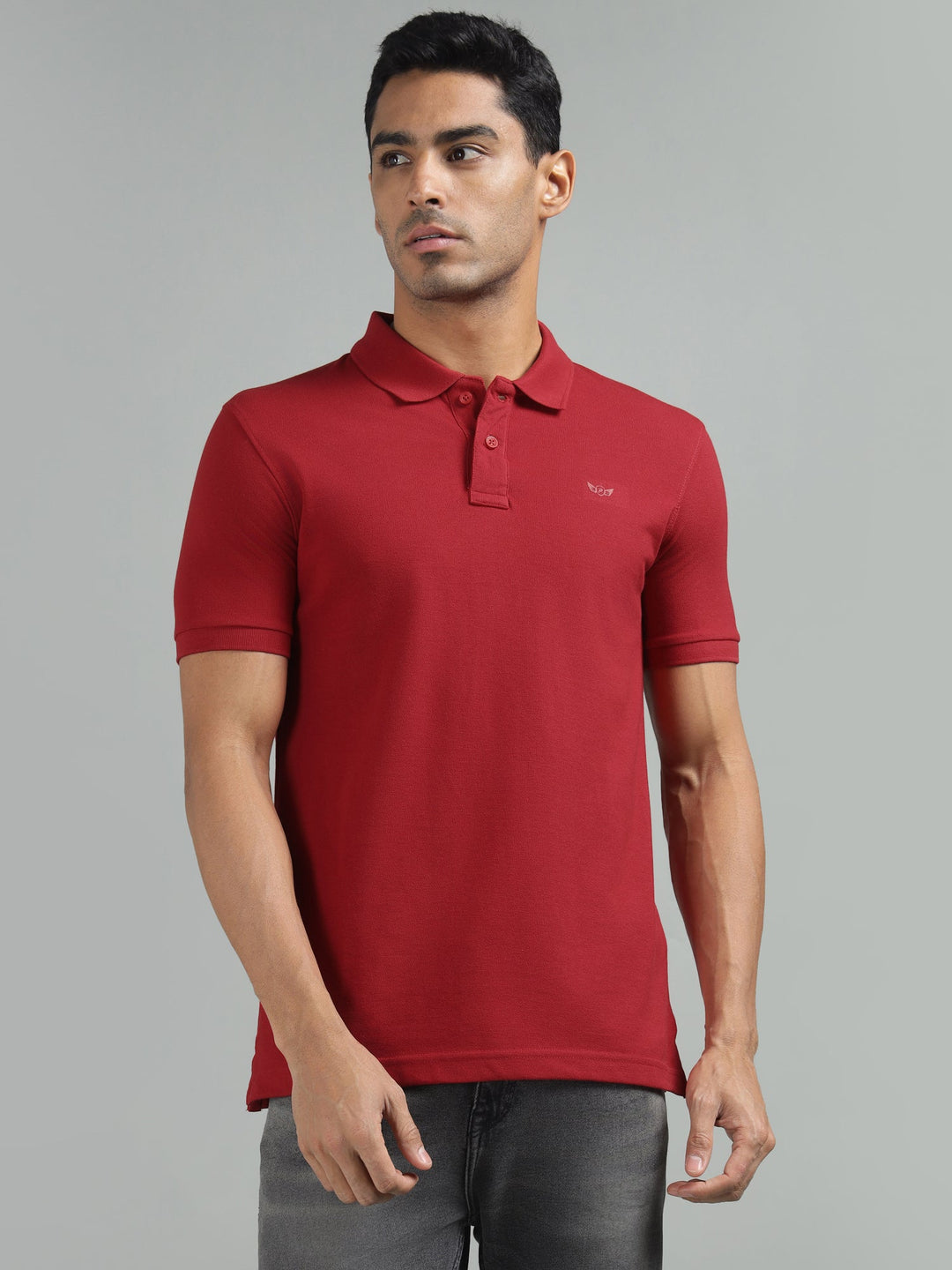 men-red-pepper-regular-fit-solid-polo-neck-thirt-tsh-0108-red-pepper