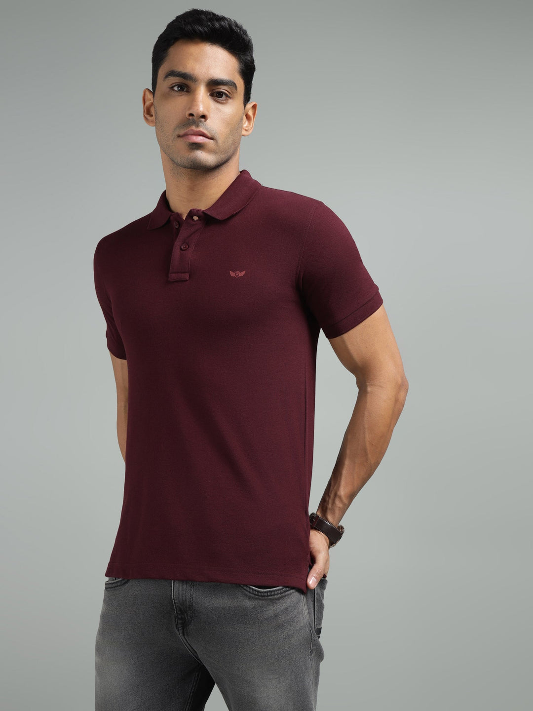 men-beetroot-regular-fit-solid-polo-neck-thirt-tsh-0111-beetroot