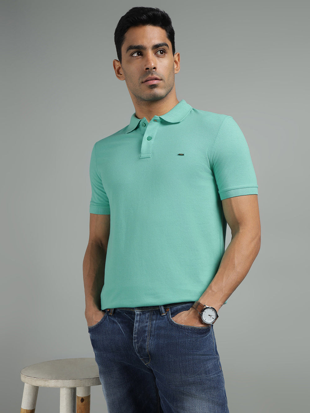 men-sea-green-regular-fit-solid-polo-neck-thirt-tsh-0118-sea-green