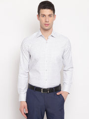 Men White Regular Fit Formal Shirt