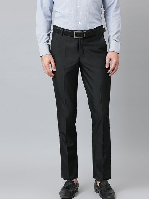 60 OFF on Park Avenue Men Brown Smart Fit Solid Formal Trousers on Myntra   PaisaWapascom