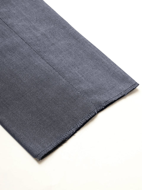 Men Blue Smart Fit Mid Rise Formal Trouser