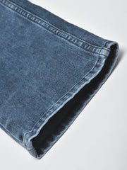 Men Blue Slim Fit Mid Rise Washed Streachable Jeans